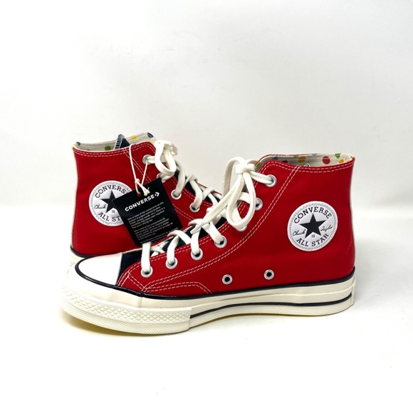 Converse Chuck 70 Golf Red Orange Canvas Shoes Skate Women Custom A04325C-WBRBW - Picture 6 of 11